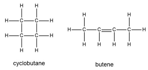 Cyclopropane and propylene are isomers that both have the formul ...