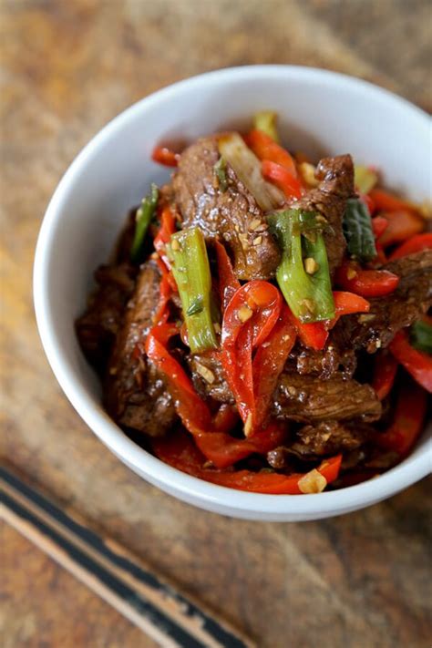 Stir Fry Beef with Spicy Hoisin Sauce - Pickled Plum Food And Drinks