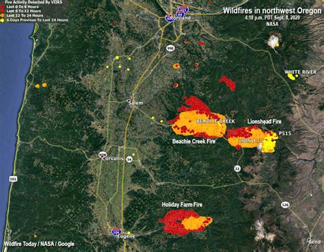 Northwest Fire Map