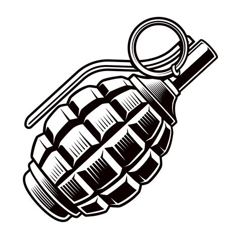 Grenade vector 539133 Vector Art at Vecteezy