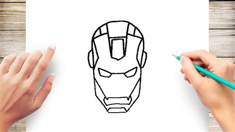 How To Draw Iron Man Face Step By Step - Learn How To Draw Iron Man ...