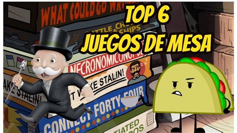 Juegos de mesa| Top 6 Juegos de Mesa más divertidos - YouTube