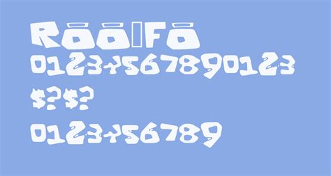 Roblox_Font free Font - What Font Is