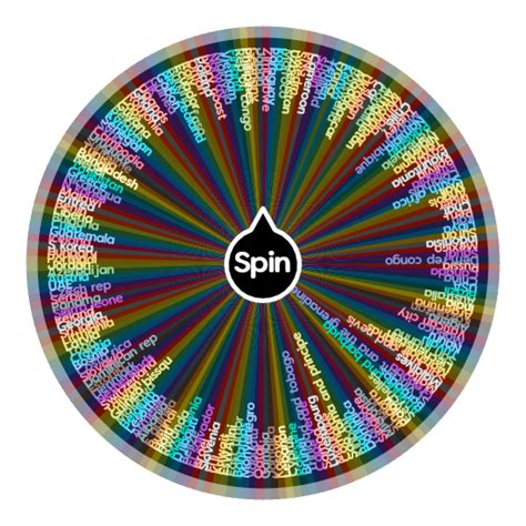 Country wheel. Which country are you in | Spin The Wheel App