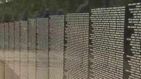 Replica of Vietnam Veterans Memorial Wall on display in Peoria | FOX 10 ...