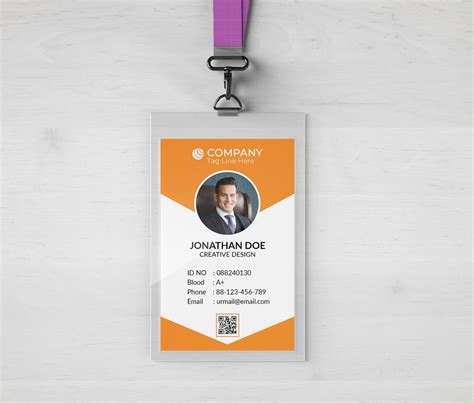 ID Card Design | FREE MOCKUP [Download] on Behance