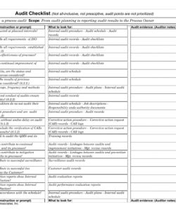 Internal Controls Checklist Template – Dremelmicro