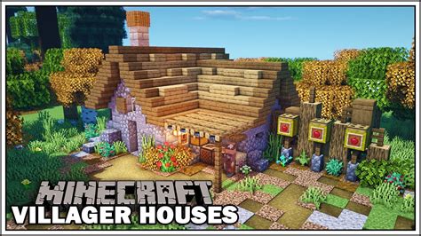 Minecraft Villager Houses - THE FLETCHER - [Minecraft Tutorial] - YouTube