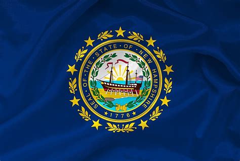 New Hampshire State Flag - WorldAtlas.com