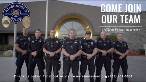 Atascadero Police Department Recruitment Video - YouTube