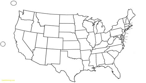 Blank Printable Map Of The United States New Blank United States Map ...