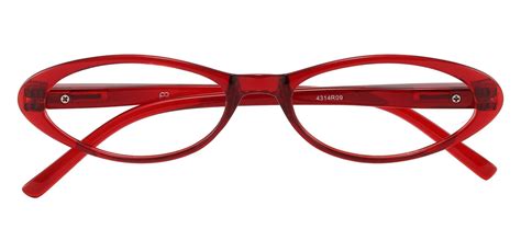 Darcie Cat-Eye Single Vision Glasses - Red Crystal | Women's Eyeglasses ...