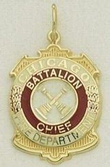 Chicago Fire Department Badge Battalion Chief 14K - Chicago Fire and ...