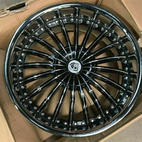 Lexani CS3 | Wheels / Rims 22 Inch | 5X120 +37mm Black Chrome | Single ...