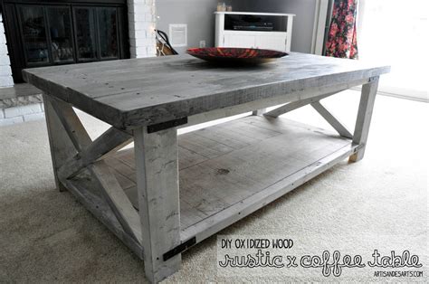 crafted home: Rustic X Coffee Table DIY