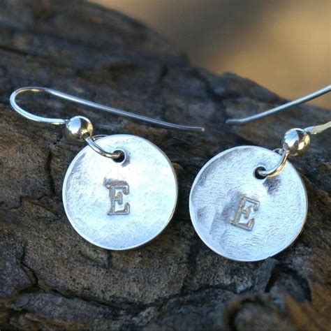 Initial Earrings - Etsy