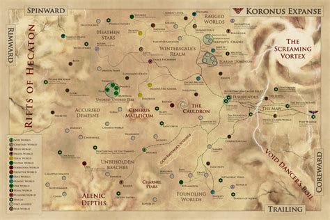 I made a map of the Koronus Expanse : 40krpg