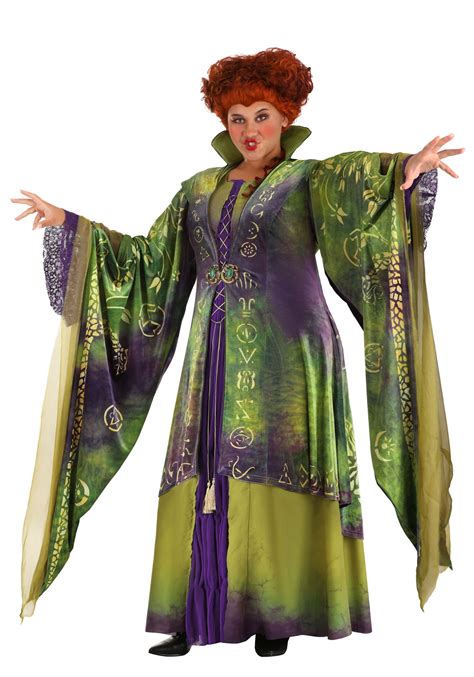 Hocus Pocus Winifred Sanderson Plus Size Costume Dress for Women