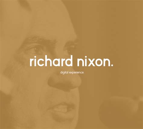 richard nixon. — Creative Director - Lena Herve