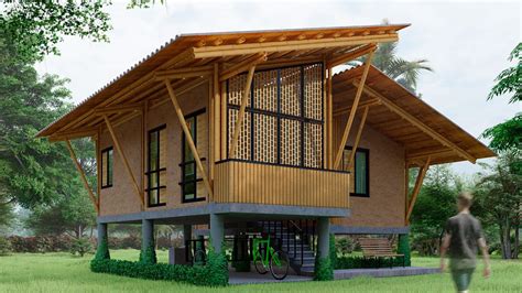 60sqm Sustainable Bamboo House