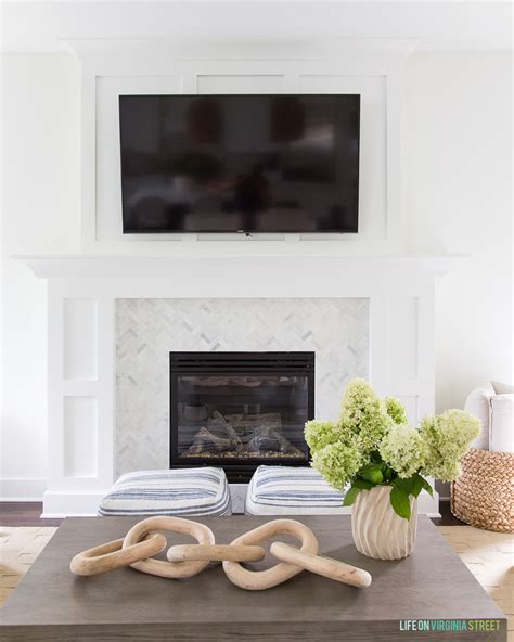 Placing a TV Over Your Fireplace: Design Ideas - Driven by Decor