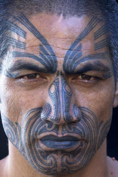 face-tattoos-09 Maori Tattoos, Ta Moko Tattoo, Tribal Face Tattoo ...