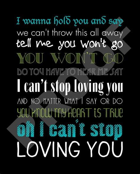 PRINTABLE Can't Stop Loving You Van Halen | Etsy