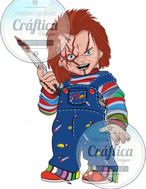 Chucky PNG Halloween Cartoon Digital Image - Etsy