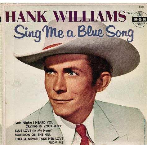 hank williams - Google Search | Hank williams, Blue song, Songs