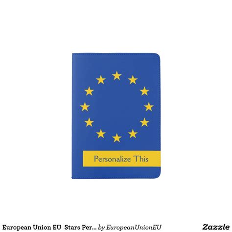 European Union EU Stars Personalized Passport Holder | Zazzle.com ...