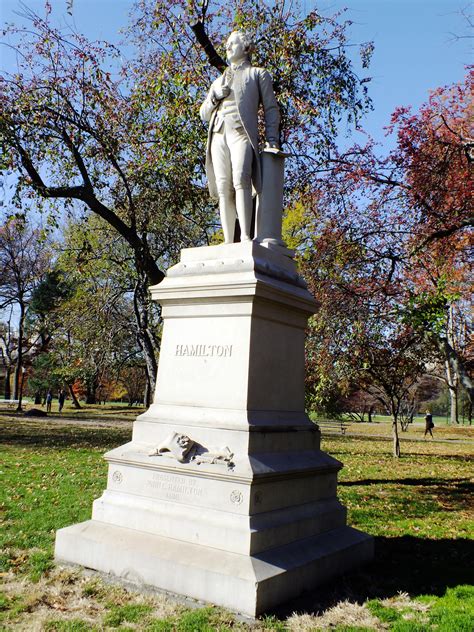 Alexander Hamilton Statue at Central Park in New York City. | Park in ...