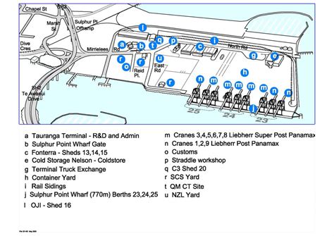 Port maps | Port of Tauranga | New Zealand