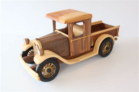 1928 Chevy Pick-up Truck Wood Model | Wooden toys plans, Wooden toy ...