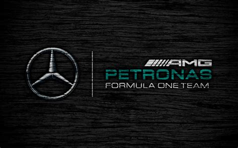 Download wallpapers Mercedes-AMG Petronas, 4k, logo, F1 teams, F1 ...