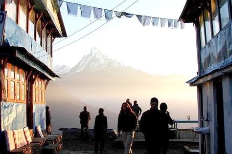 Breathtaking view of Machapuchare peak from Tadapani, Nepal – Caroline ...