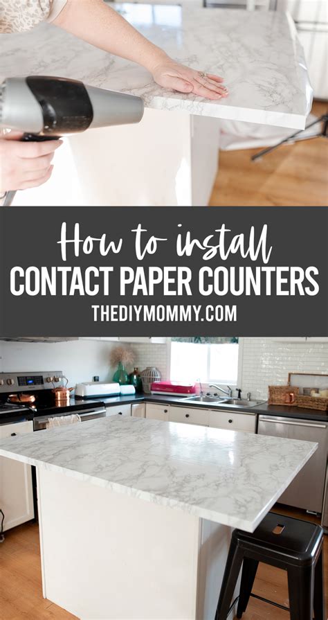 How to Install Contact Paper Countertop | Küche neu gestalten ...