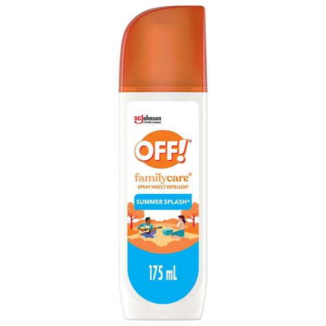 OFF! Family Care Mosquito Insect Repellent Pump Spray, Summer Splash ...