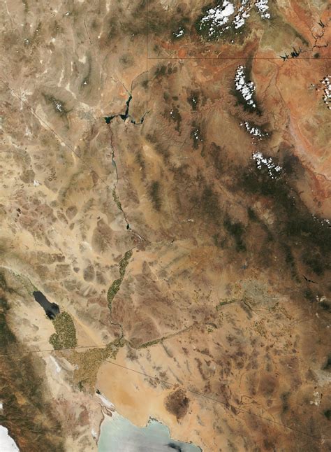 Satellite image of the Colorado River - Full size | Gifex