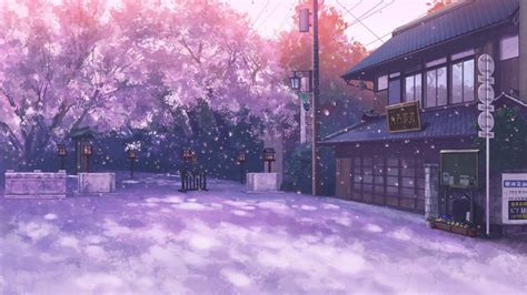 Sakura Tree Anime Background - IMAGESEE