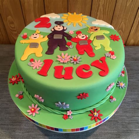 Teletubbies Birthday Cake | Teletubbies cake, Kid desserts, Cupcake cakes