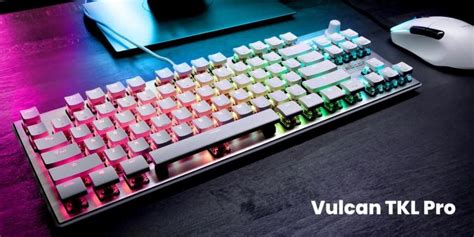 ROCCAT Vulcan TKL Pro White Keyboard Now Available