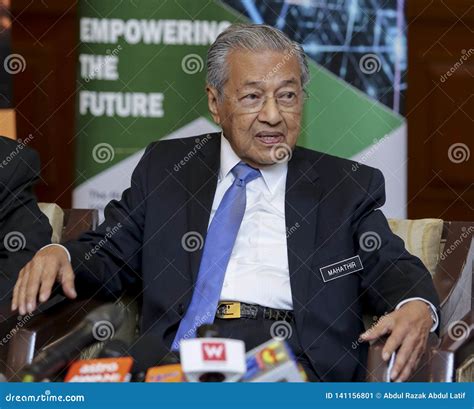 Malaysia Prime Minister Mahathir Mohamad Editorial Photo - Image of ...