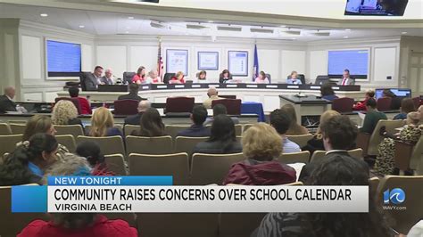 Community raises concerns over Virginia Beach school calendar – WAVY.com