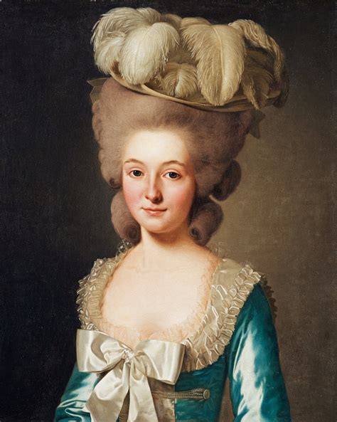 Alexander Roslin, Portrait of a French lady, (called "Mademoiselle de ...