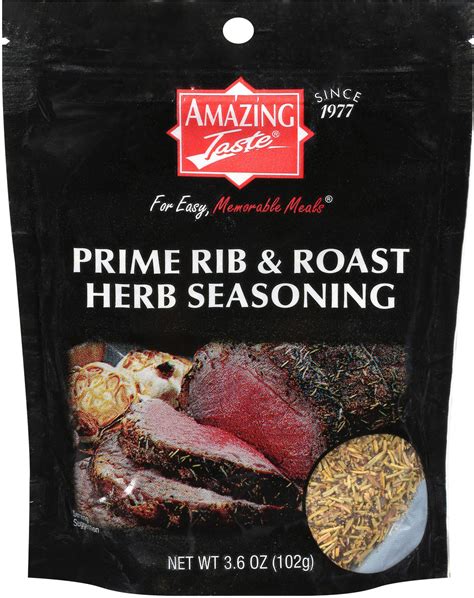 Prime Rib & Roast Herb Seasoning – Amazing Taste Foods, Inc