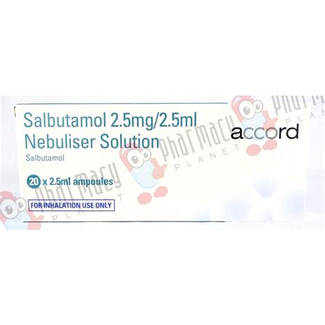 Buy Salbutamol Nebules Online in UK | Asthma Medication - Pharmacy Planet