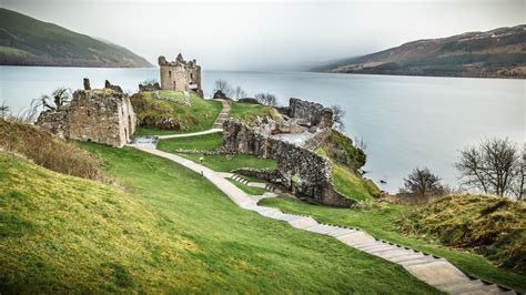 Urquhart Castle, Loch Ness, Inverness, Scotland, United Kingdom ...