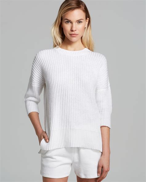 Lyst - Theory Pullover Sweater Hesterly Calming in White