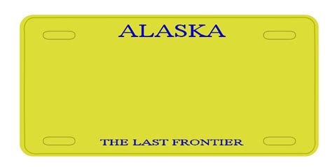 Alaska License Plate Clip Art at Clker.com - vector clip art online ...