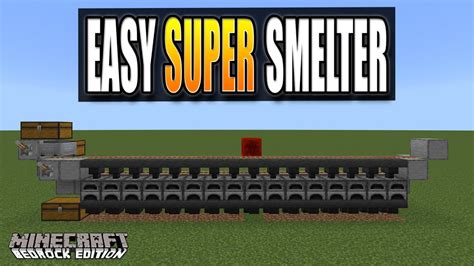 Minecraft Easy Super Smelter - Fully Automatic - Super Fast 1.18/1.17/1 ...